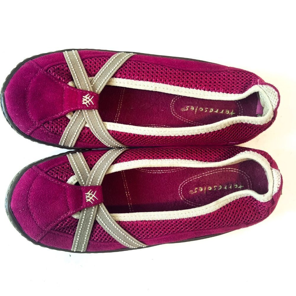Terrasoles “Echo” crossband slip on shoe - Picture 6 of 11